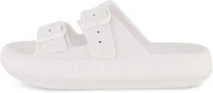 CUSHIONAIRE Women's Fame recovery cloud slide with  Comfort