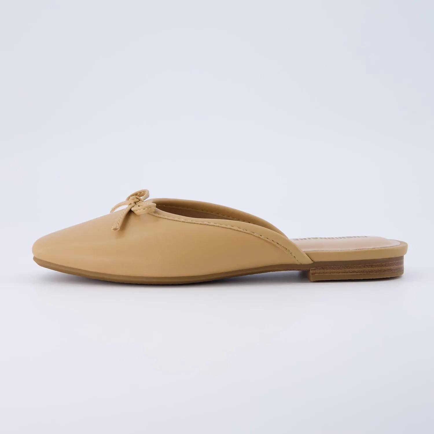 CUSHIONAIRE Women's Jade Bow Mule  Memory Foam, Wide Widths Available