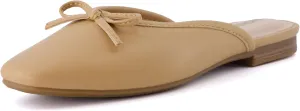 CUSHIONAIRE Women's Jade Bow Mule  Memory Foam, Wide Widths Available