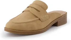 CUSHIONAIRE Women's Prescott Slip On Mule  Memory Foam, Wide Widths Available