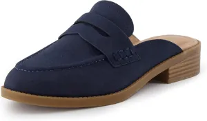 CUSHIONAIRE Women's Prescott Slip On Mule  Memory Foam, Wide Widths Available