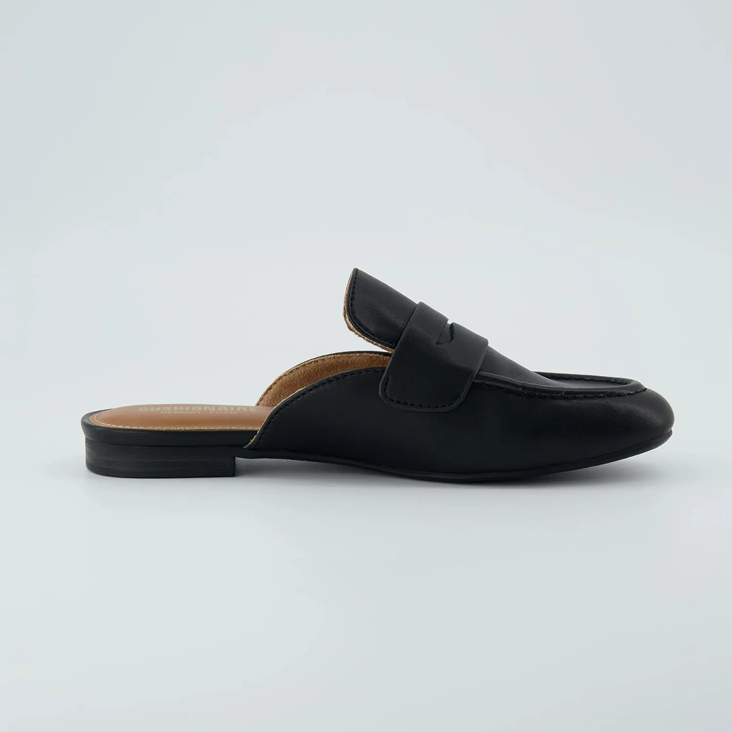 CUSHIONAIRE Women's Yale Slip On Mule  Memory Foam, Wide Widths Available