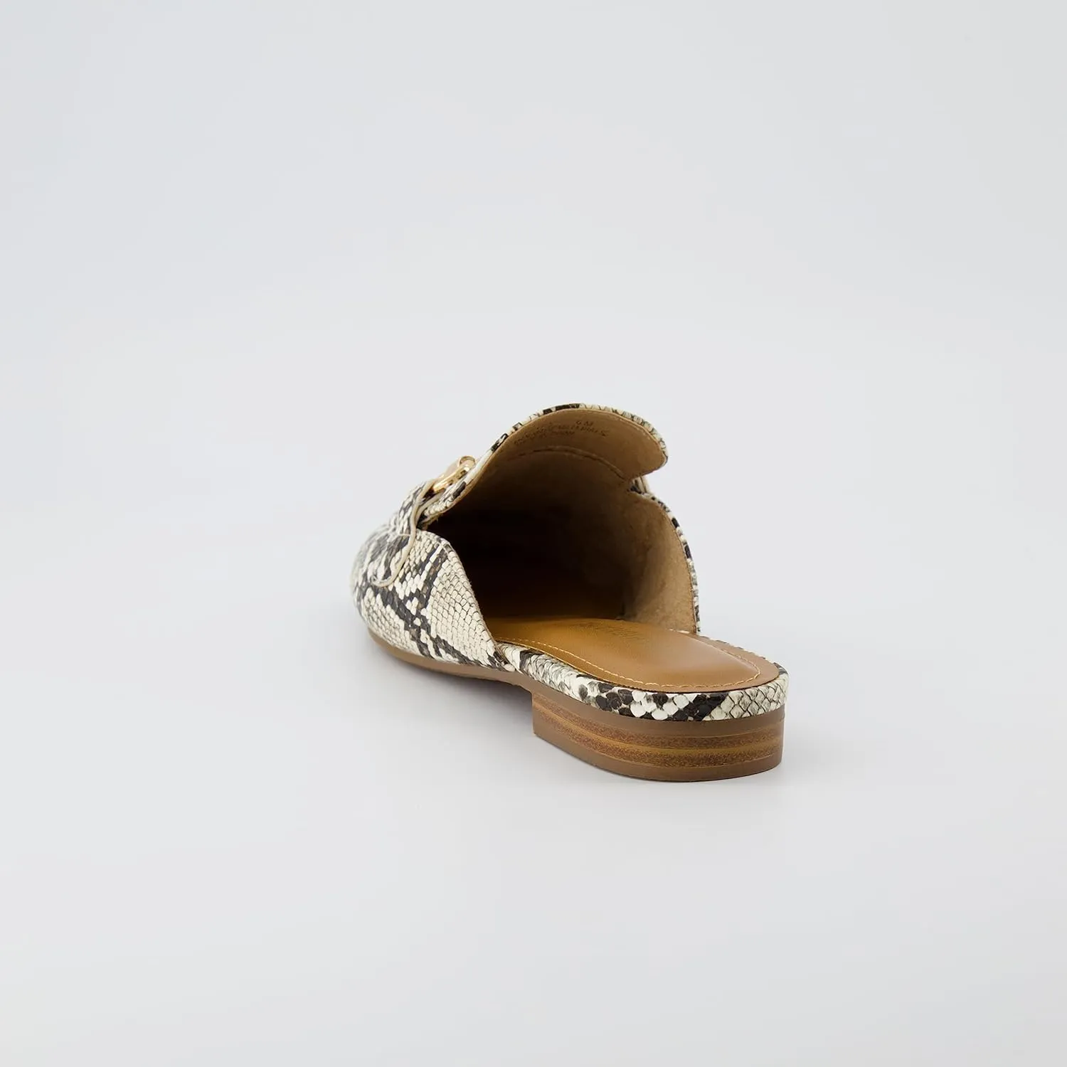 CUSHIONAIRE Women's Yates Buckle Slip On Mule  Memory Foam, Wide Widths Available