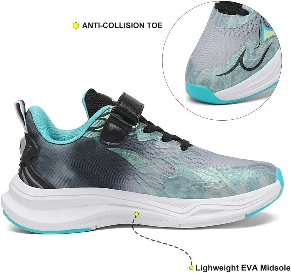 Dannto Boys Girls Sneakers Kids Shoes Lightweight Breathable Athletic Running Tennis Fitness Shoes Little Kid/Big Kid