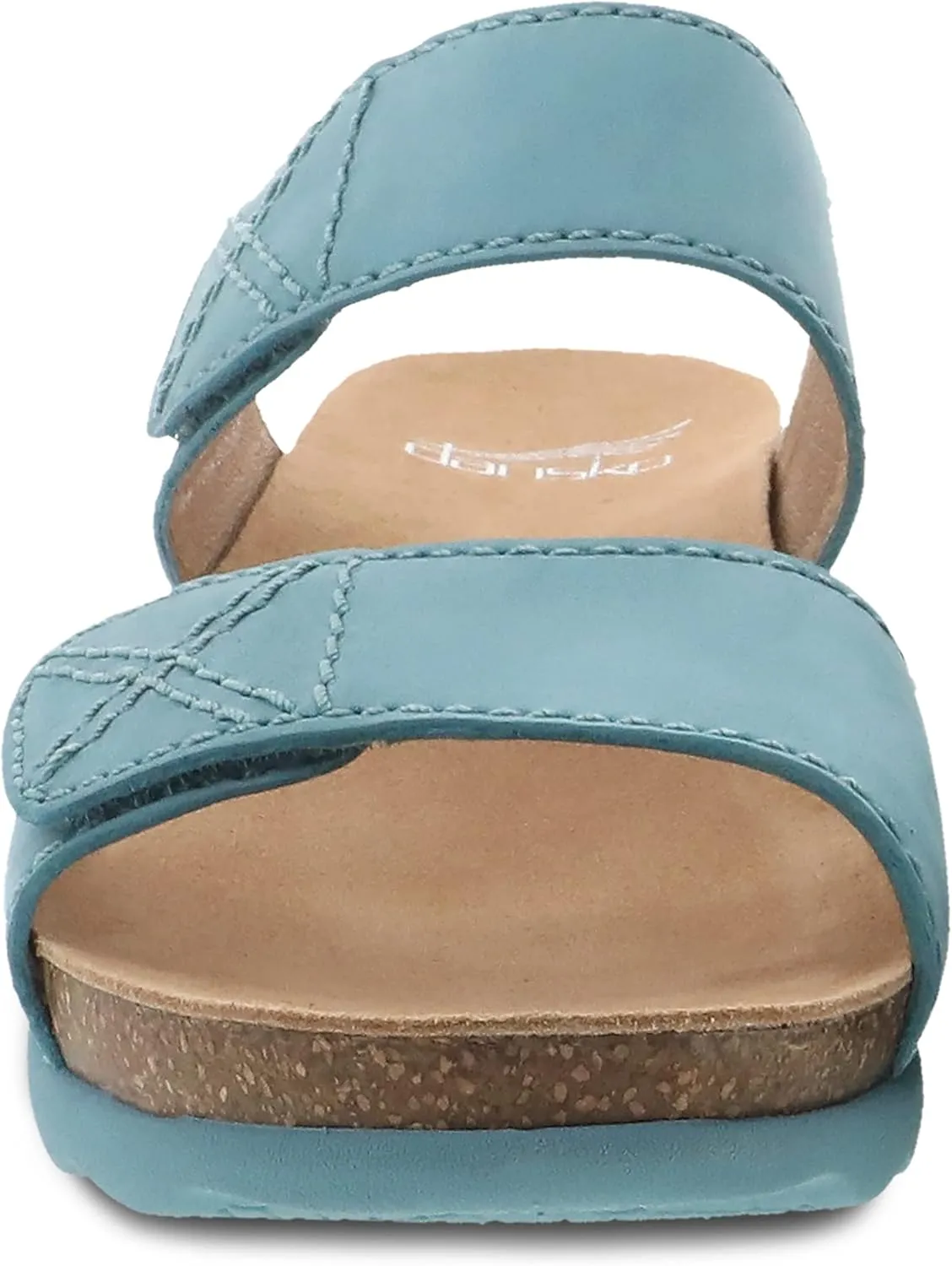 Dansko Maddy Slip-On Wedge Sandal for Women –Comfortable Wedge Shoes with Arch Support –Fully Adjustable Straps with Hook & Loop Closure–Versatile Casual to Dressy Footwear –Lightweight Rubber Outsole