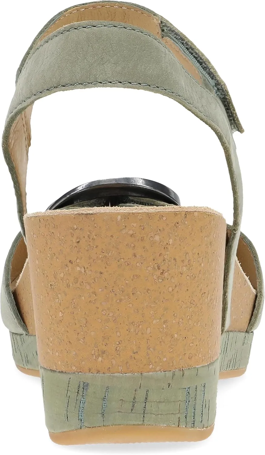Dansko Stella Multi-Strap Wedge Sandal for Women - Cork/EVA Wedge with Arch Support -Fully Adjustable Straps-Lightweight Rubber Outsole