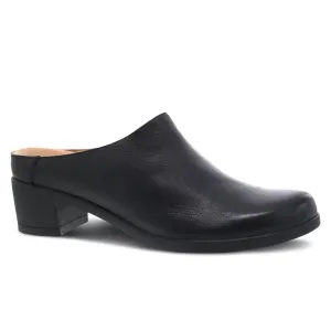 Dansko Women's Carrie Black Burnished Nubuck Mule 3218100200