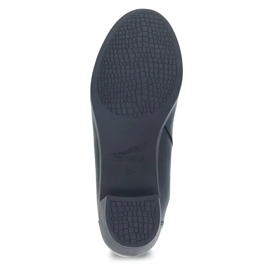 Dansko Women's Carrie Black Burnished Nubuck Mule 3218100200