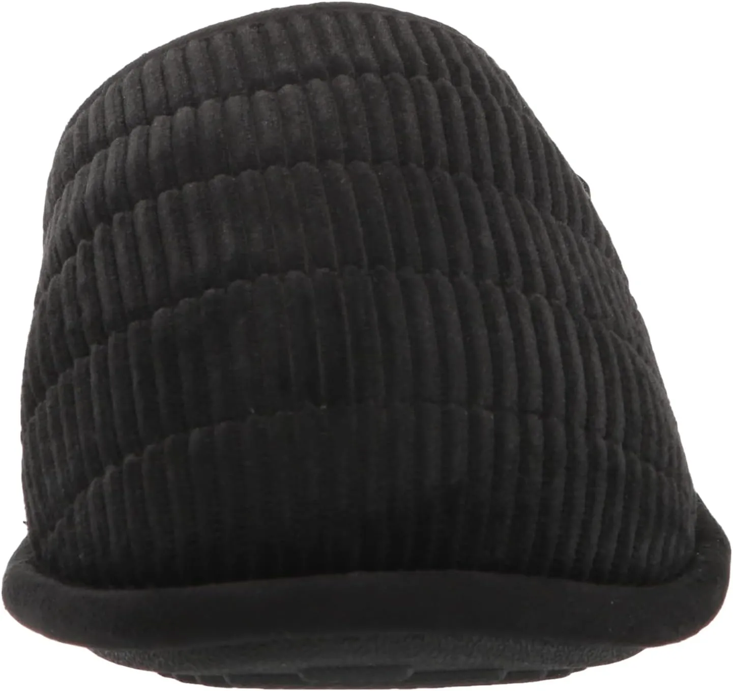 Dearfoams Men's Rocky Mixed Material Indoor/Outdoor Memory Foam Scuff Slipper