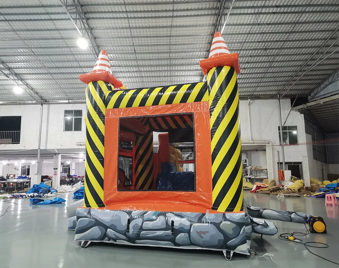 Dino-Struction Econo Bounce House with Slide (Wet/Dry)
