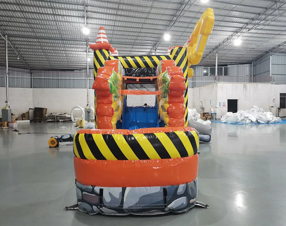 Dino-Struction Econo Bounce House with Slide (Wet/Dry)