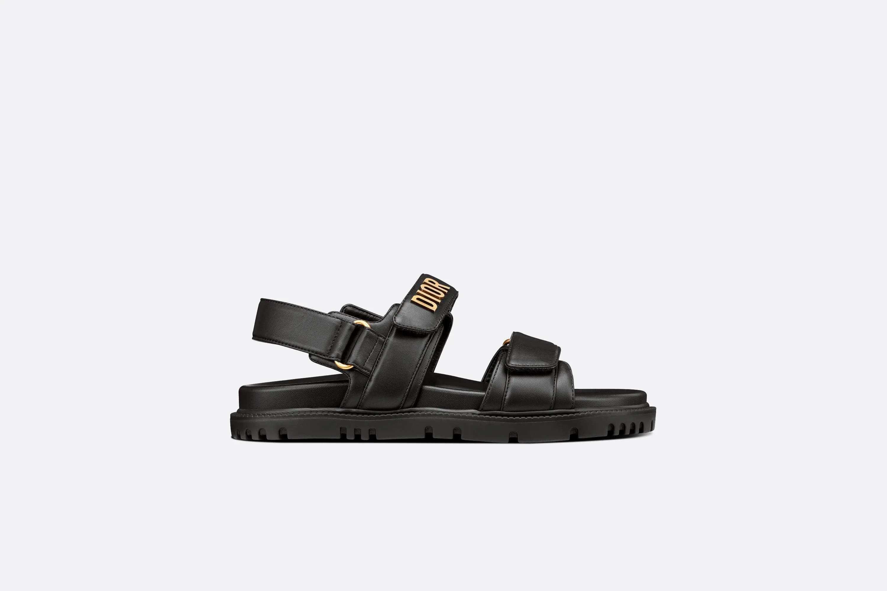 DiorAct Sandal • Black Lambskin