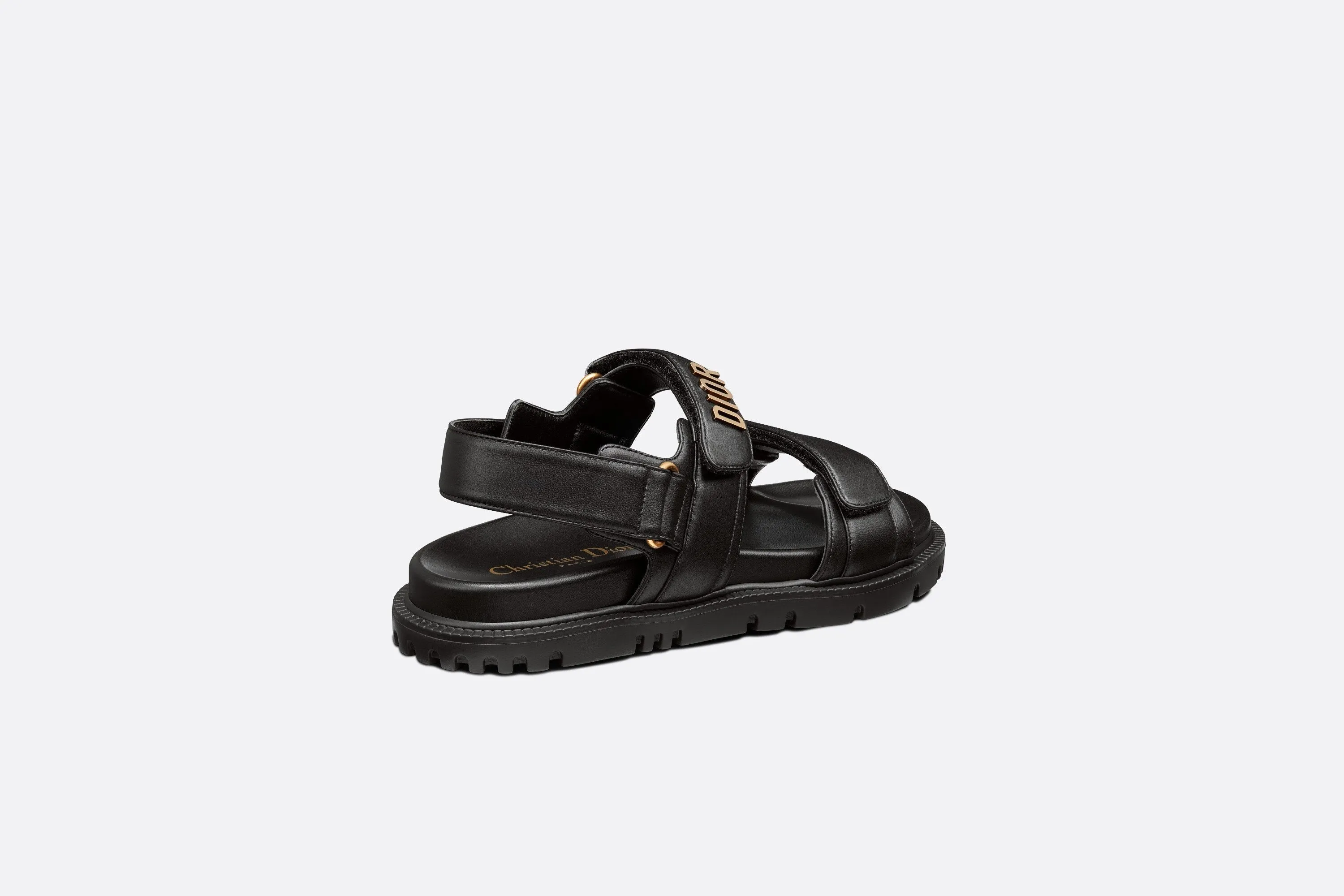 DiorAct Sandal • Black Lambskin
