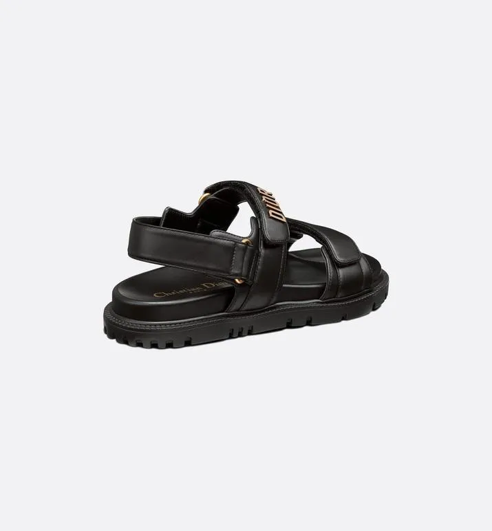 DiorAct Sandal • Black Lambskin