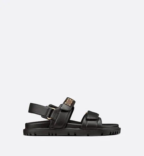 DiorAct Sandal • Black Lambskin