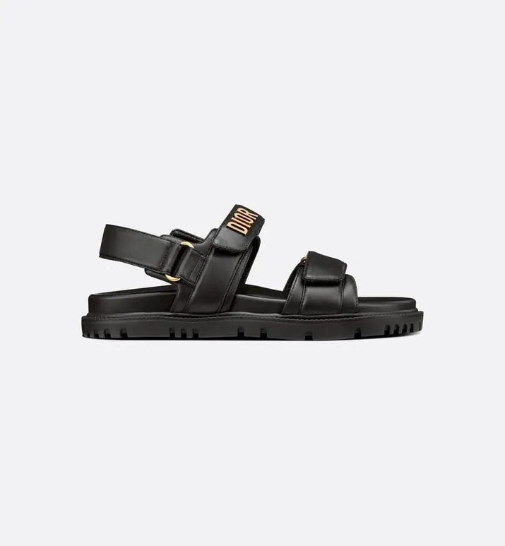 DiorAct Sandal • Black Lambskin