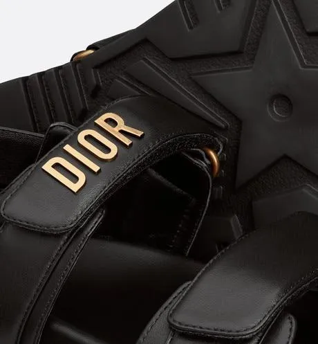 DiorAct Sandal • Black Lambskin