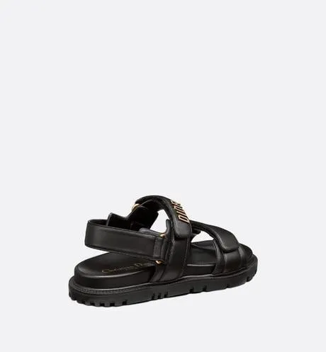 DiorAct Sandal • Black Lambskin