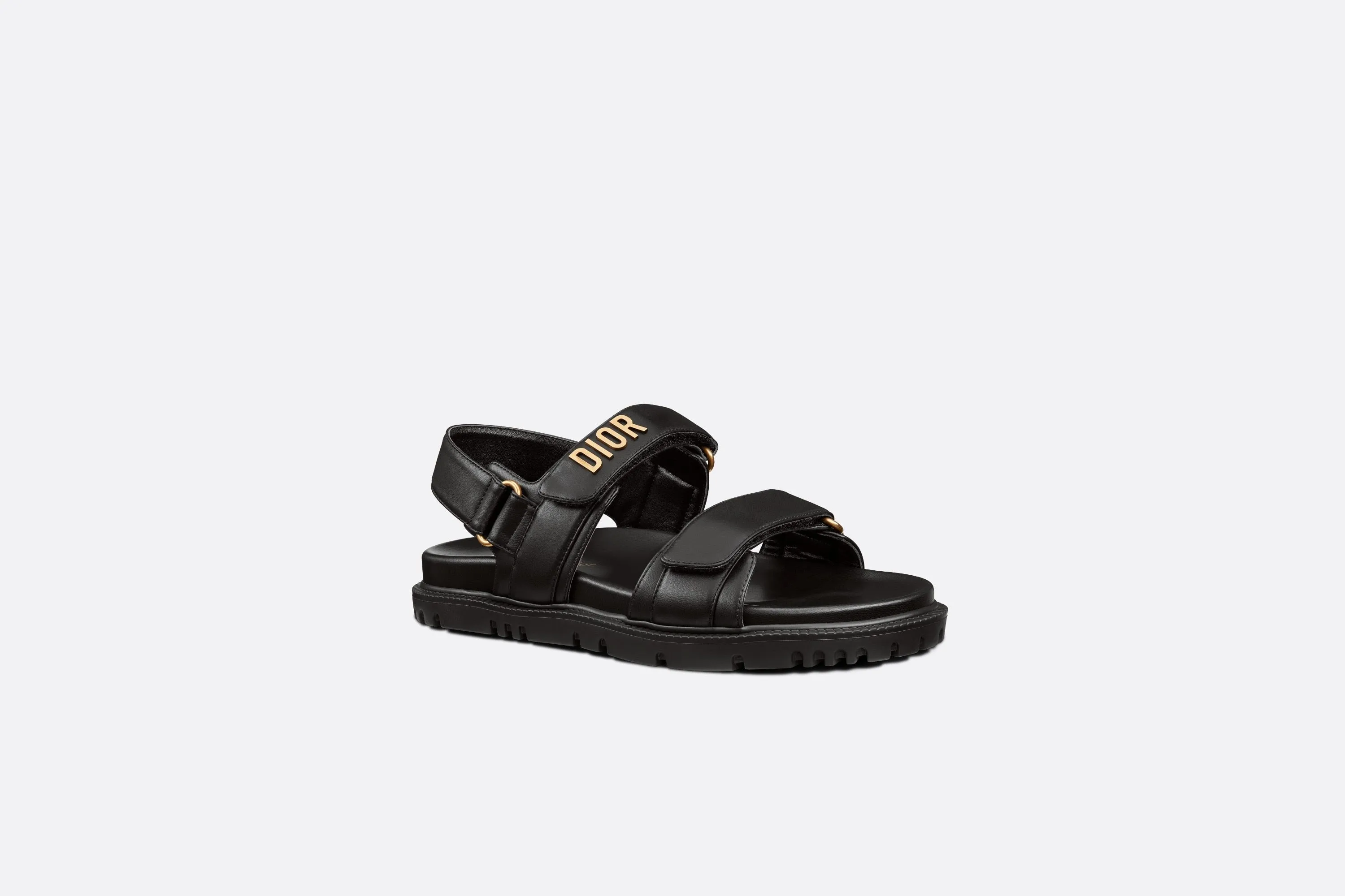 DiorAct Sandal • Black Lambskin