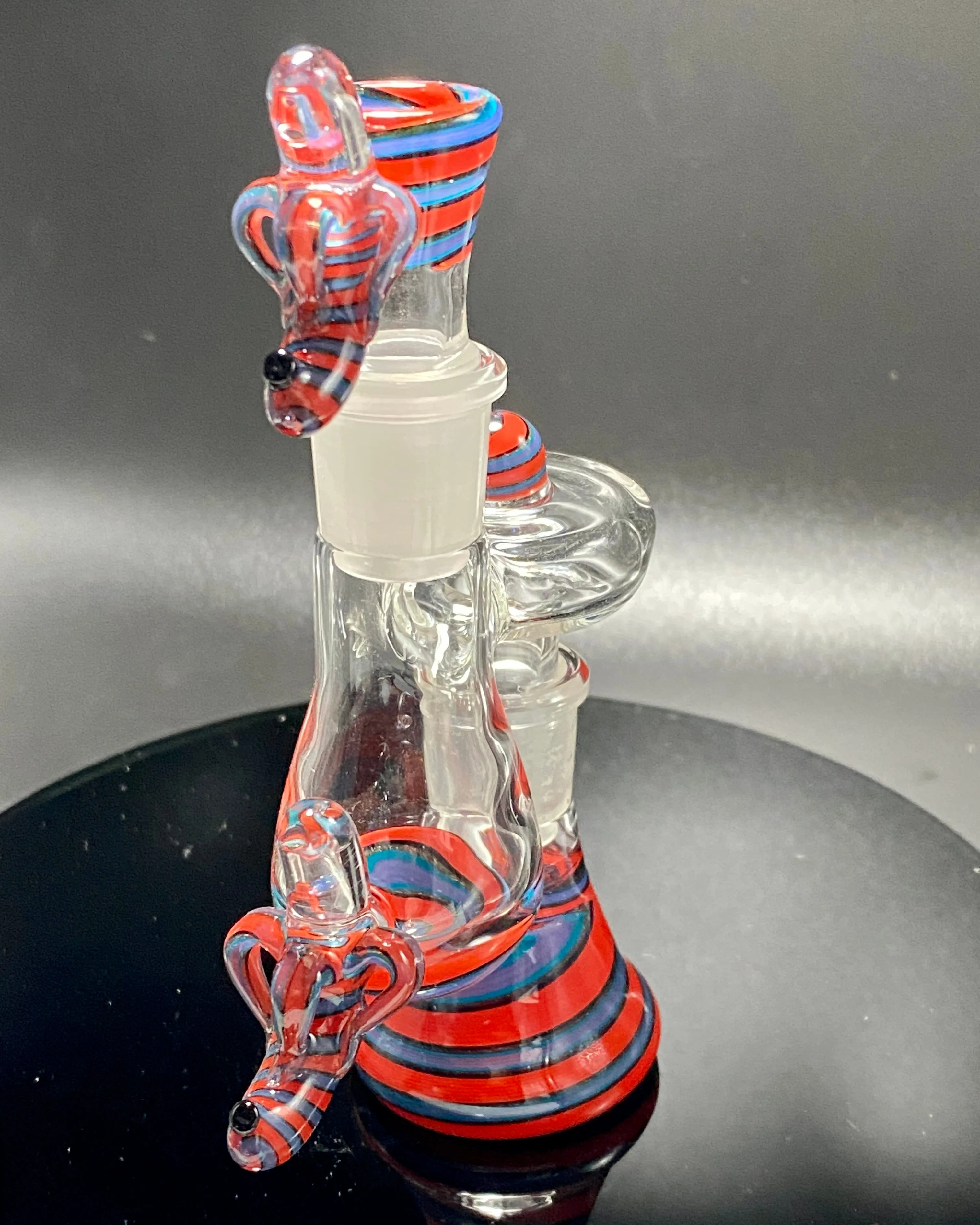 Dippy Glass 18mm Matching Dry Catch Set