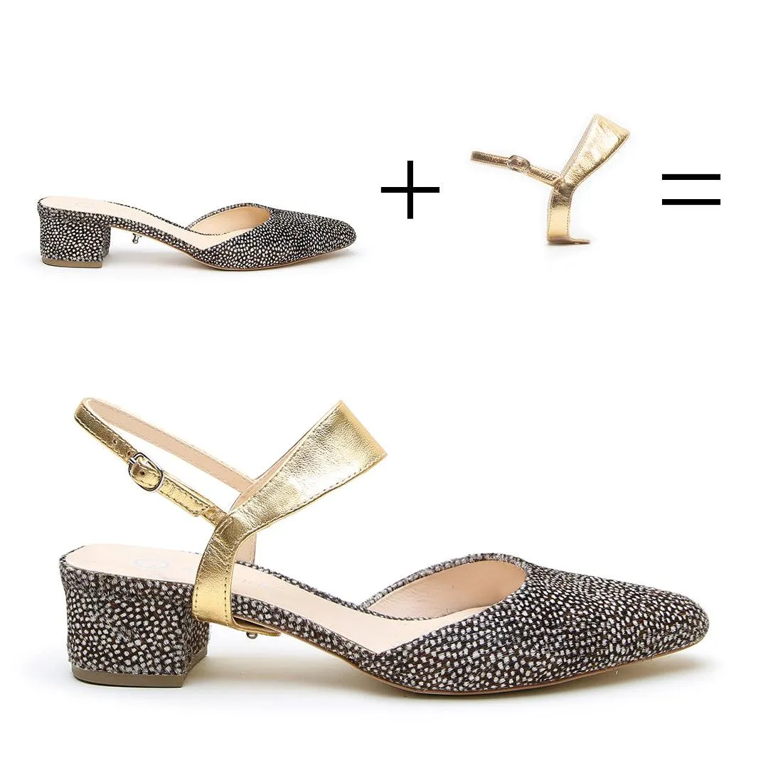 Doe Slide   Gold Elsie Strap