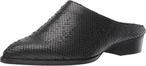 Dolce Vita Women's AVEN Mule, Black Sliced Leather, 6.5 M US