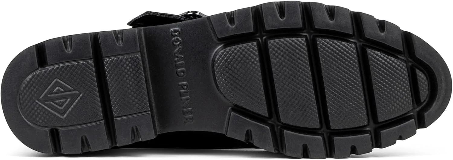 Donald Pliner Women's Elody Crinkle Patent Monk-Strap Loafer