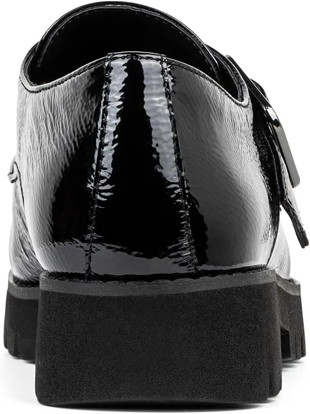 Donald Pliner Women's Elody Crinkle Patent Monk-Strap Loafer