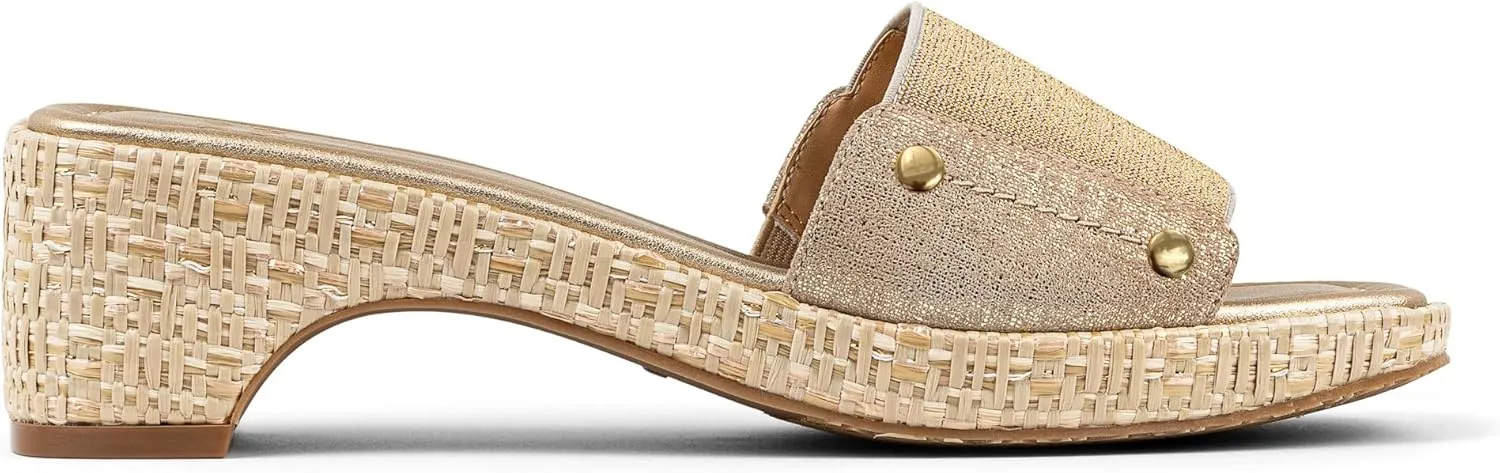 Donald Pliner Women's Rodeo Jute Elastic Slide Sandal