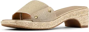 Donald Pliner Women's Rodeo Jute Elastic Slide Sandal