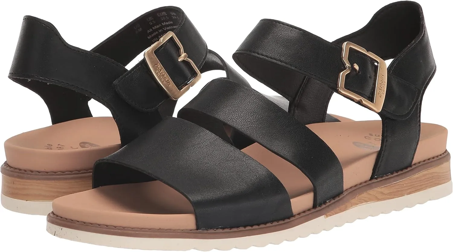 Dr. Scholl's Shoes Women's Island Glow Strappy Flat Sandal