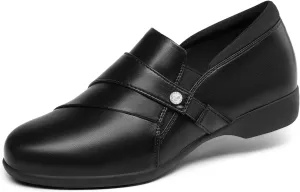 DREAM PAIRS Loafer for Women Slip-on Comfortable Dressy Loafers Business Casual Work Office Loafer Shoes Faux Leather Round Toe with Arch Support