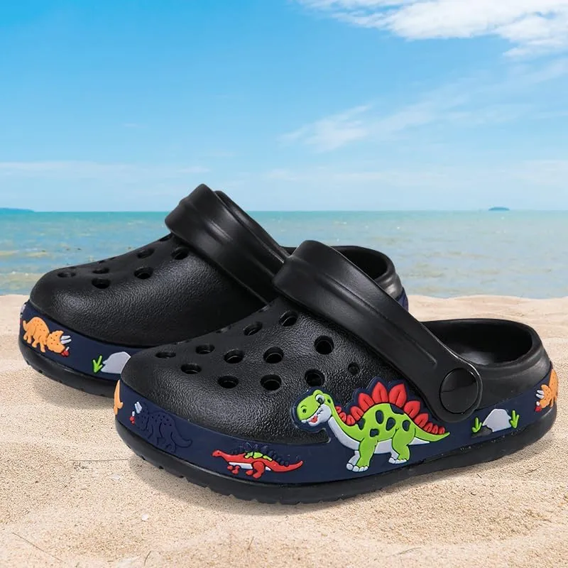 Drecage Toddler Clogs Kids Clogs for Girls Boys Slip on Garden Clogs Slide Sandals Waterproof Beach Pool Shoes Slipper