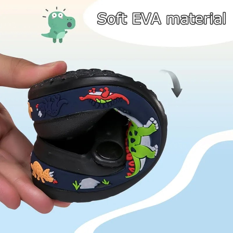 Drecage Toddler Clogs Kids Clogs for Girls Boys Slip on Garden Clogs Slide Sandals Waterproof Beach Pool Shoes Slipper