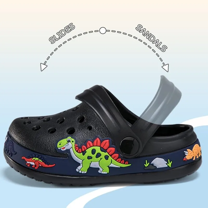 Drecage Toddler Clogs Kids Clogs for Girls Boys Slip on Garden Clogs Slide Sandals Waterproof Beach Pool Shoes Slipper
