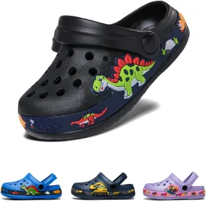 Drecage Toddler Clogs Kids Clogs for Girls Boys Slip on Garden Clogs Slide Sandals Waterproof Beach Pool Shoes Slipper