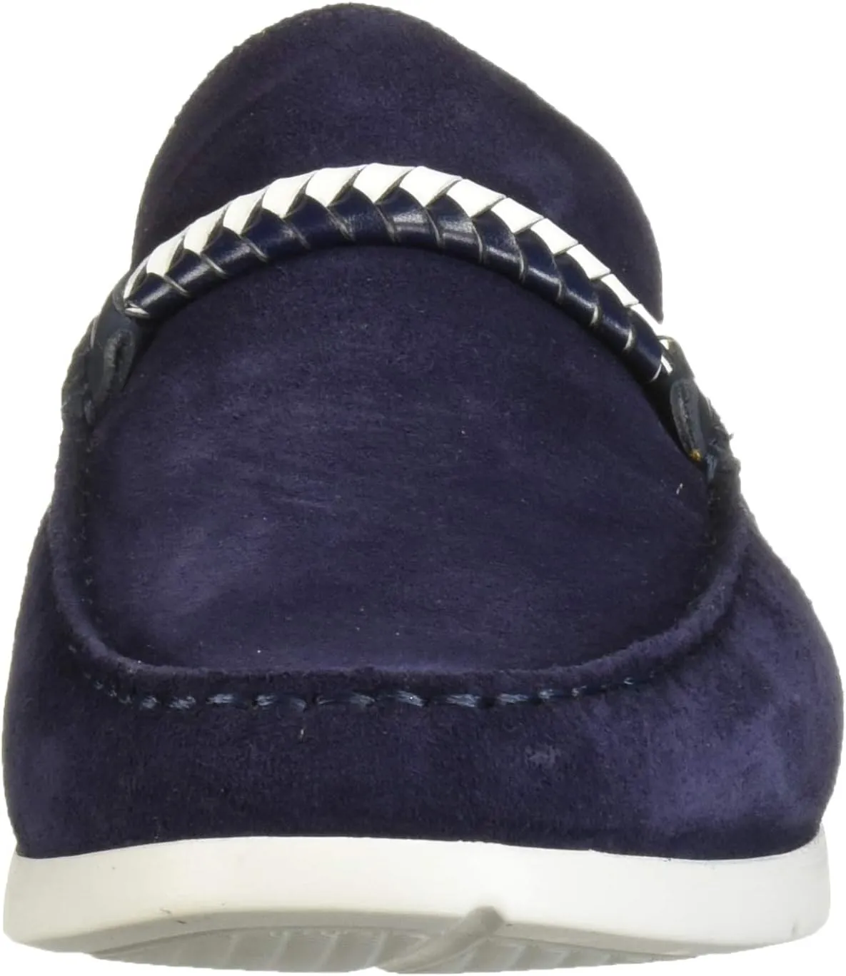 Driver Club USA Men's Leather Eva Lightweight Technology Slip on Braid Detail Loafer
