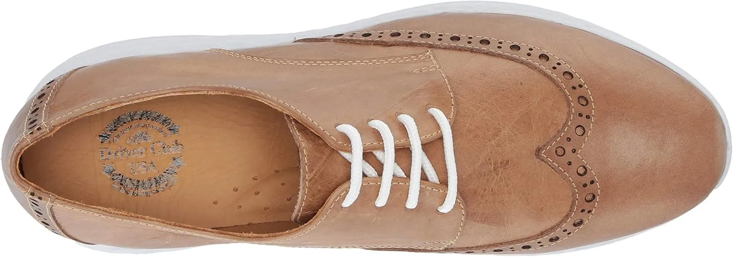 Driver Club USA Women's Leather Raleigh Extralight Wingtip Sneaker Loafer