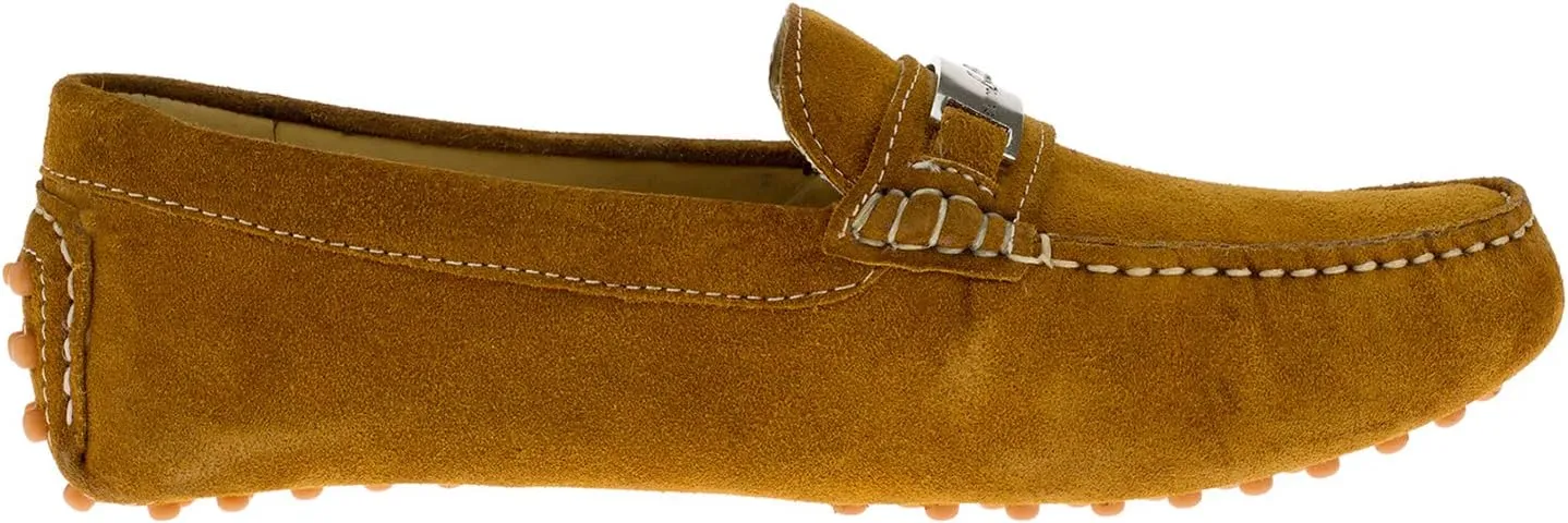 DTI BB Signature Drefinno Mens Suede Leather Shoes Slip-On Driving Shoe Loafer