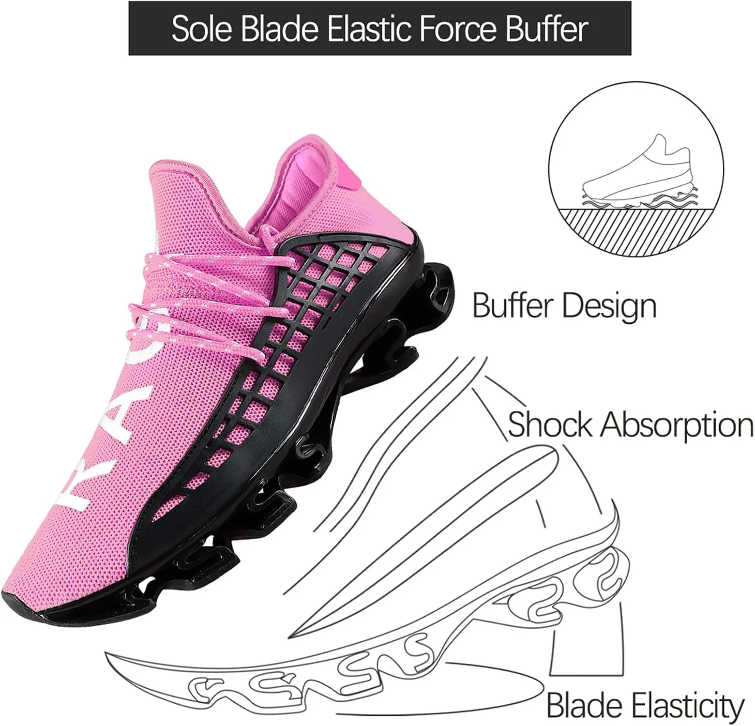DUORO Mens Slip On Road Running Shoes Breathable Lightweight Comfortable Walking Shoes Athletic Gym Tennis Shoes for Men