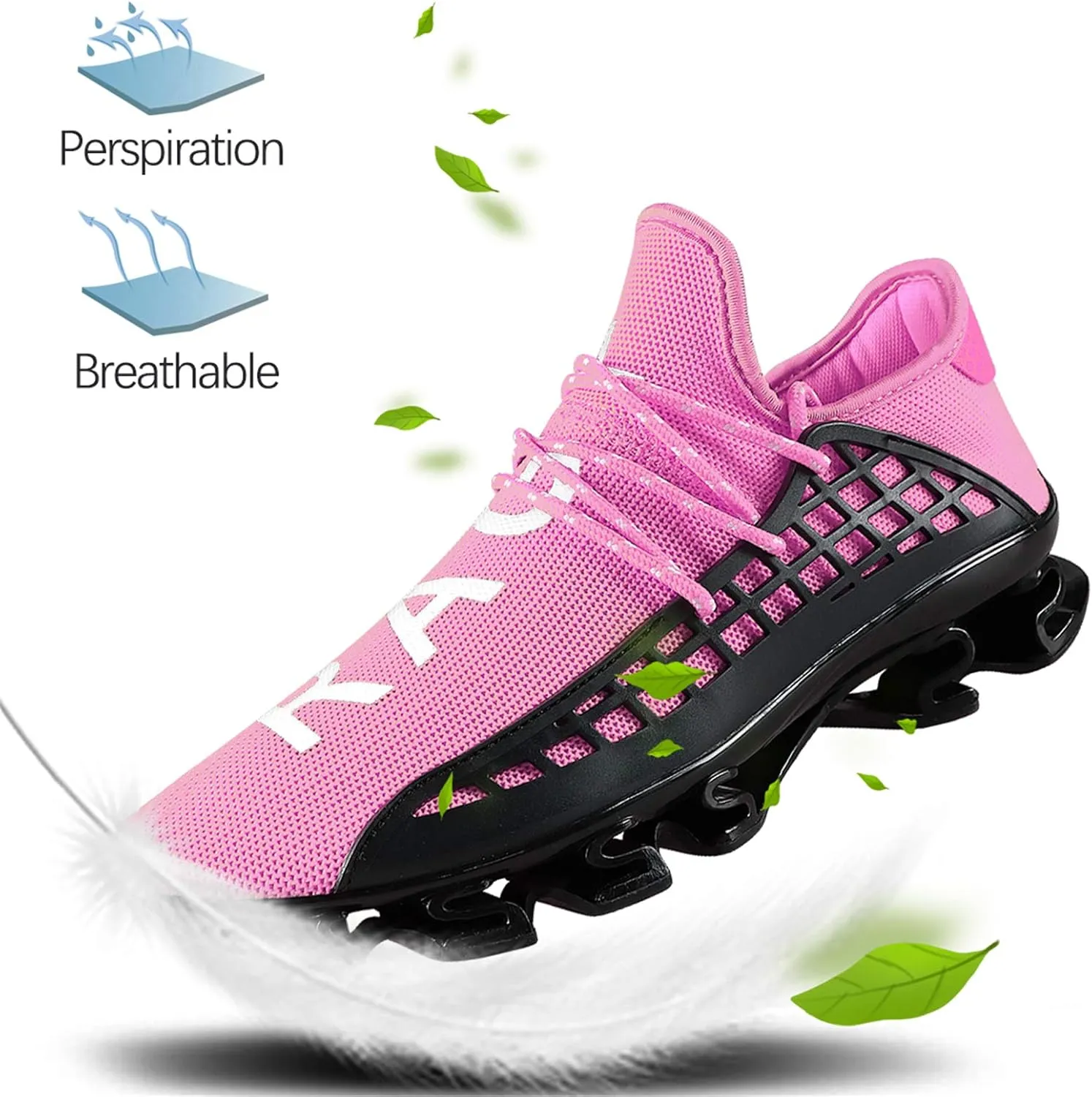 DUORO Mens Slip On Road Running Shoes Breathable Lightweight Comfortable Walking Shoes Athletic Gym Tennis Shoes for Men