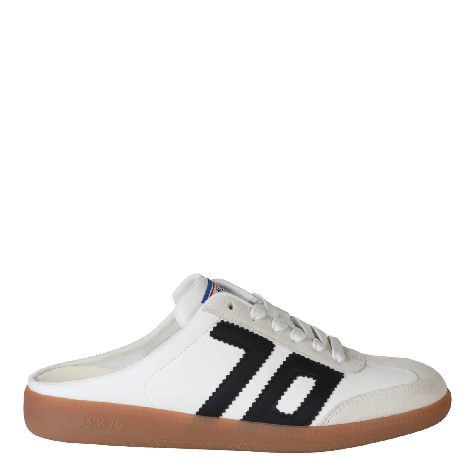 EASTER in WHITE BLACK Backless Sneakers