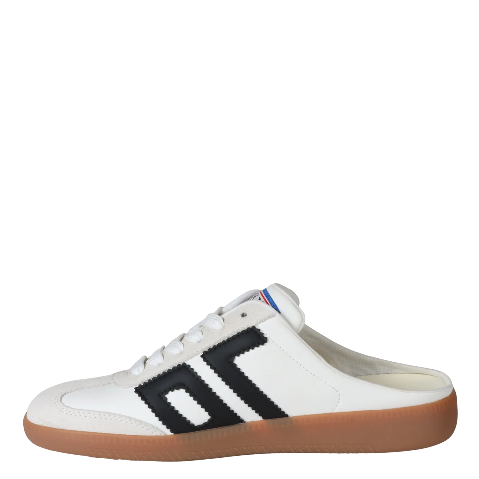 EASTER in WHITE BLACK Backless Sneakers