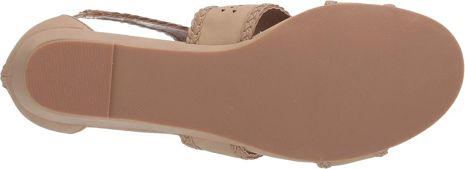 Easy Street Women's Thelma Dress Casual Sandal with Back Zipper Wedge