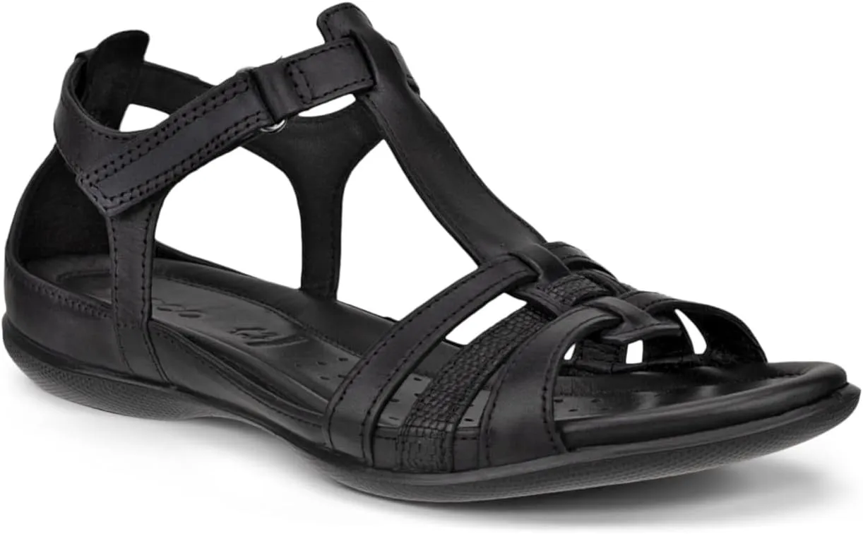 ECCO Womens Flash T-Strap Gladiator Sandal,