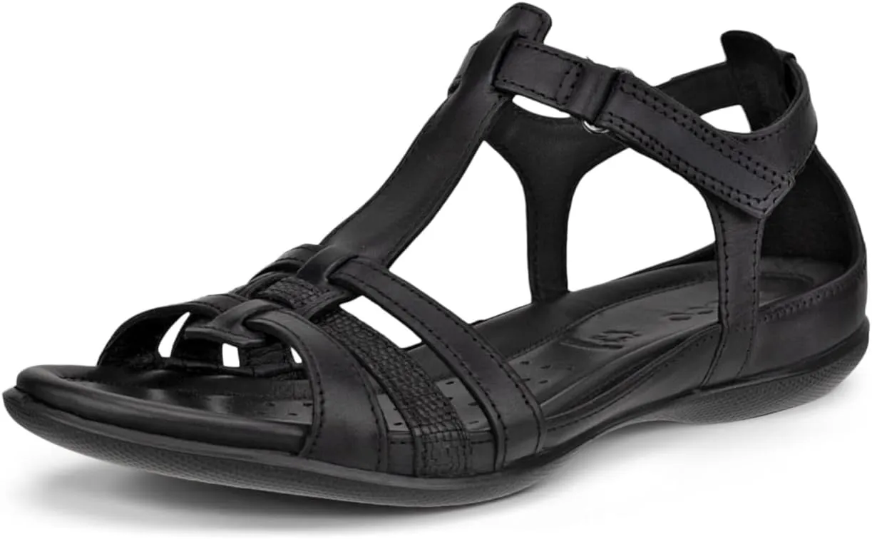 ECCO Womens Flash T-Strap Gladiator Sandal,