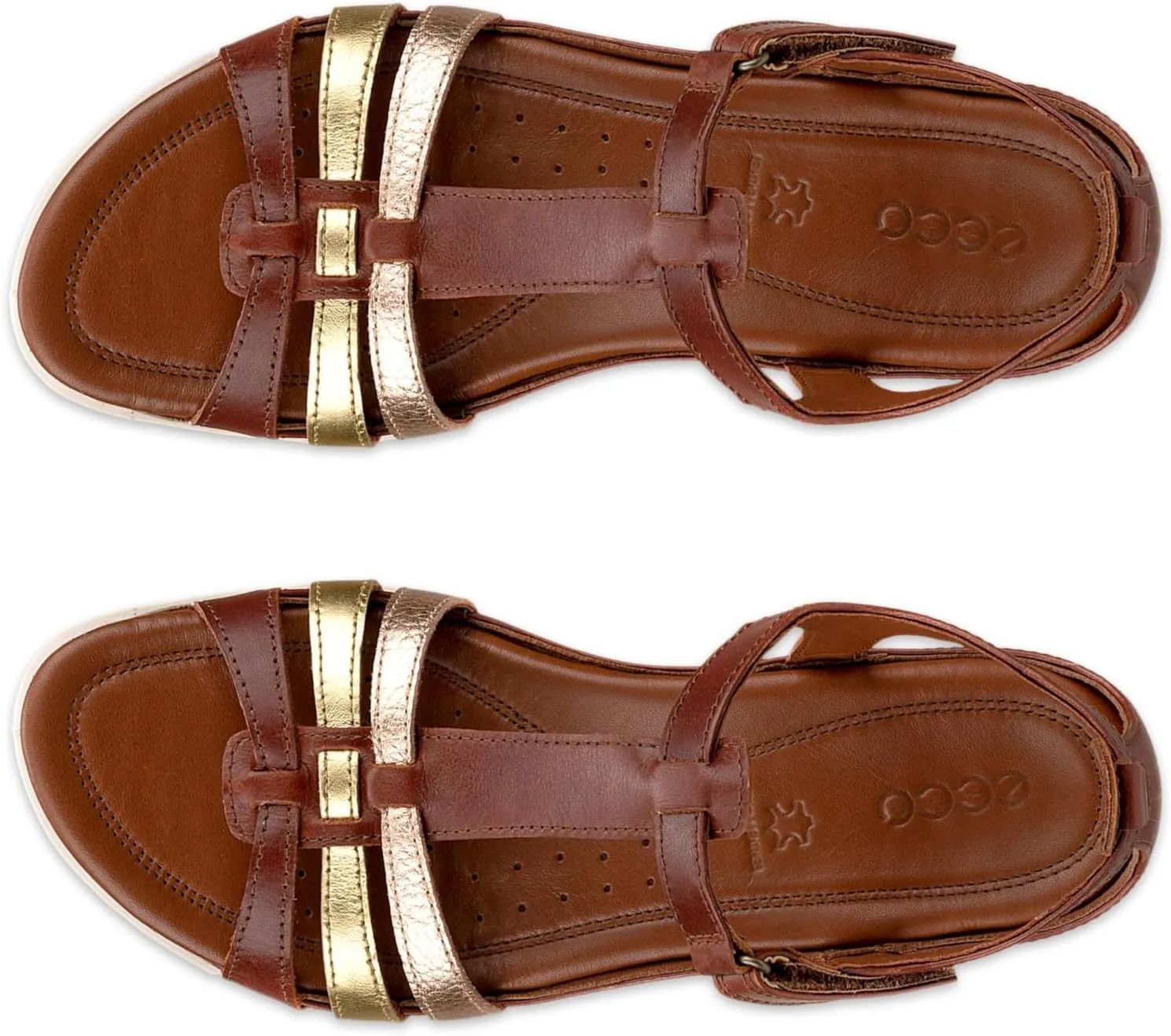 ECCO Womens Flash T-Strap Gladiator Sandal,