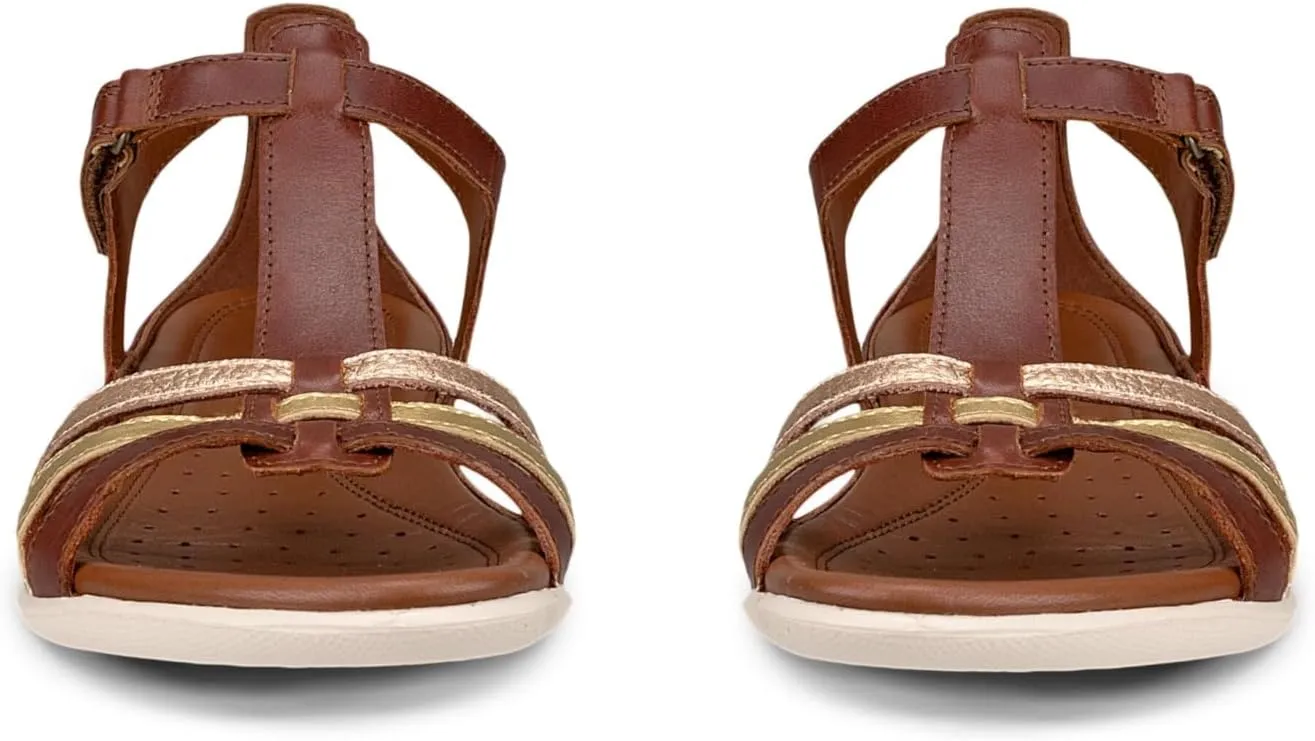 ECCO Womens Flash T-Strap Gladiator Sandal,
