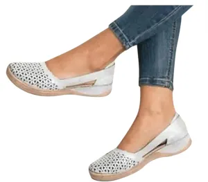 Eduavar Summer Sandals for Women, Summer Sandals for Women 2023 Mule Hollow Out Slip On Shoes Orthotic Wedge Sandals