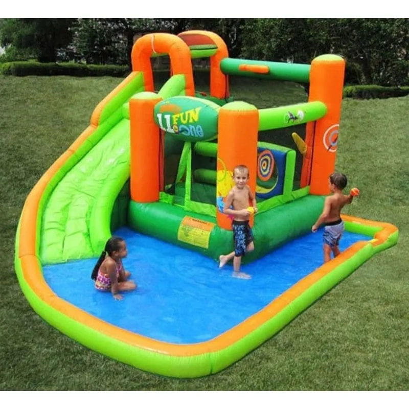 Endless Fun 11-in-1 Inflatable Residential Bounce House and Water Slide Wet/Dry